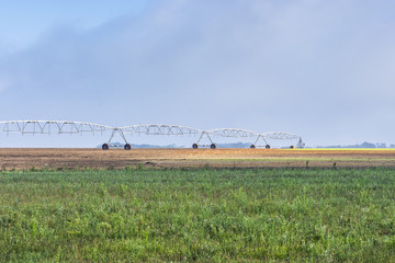 Sticker - Sprinkler irrigation system in operation