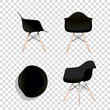 Eames chair variations.