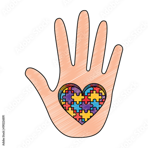 Hand With Puzzle Heart Autism Symbol Vector Illustration Drawing Color Design Buy This Stock Vector And Explore Similar Vectors At Adobe Stock Adobe Stock Hand With Puzzle Heart Autism Symbol Vector Illustration Drawing Color Design Buy This Stock Vector And Explore Similar Vectors At Adobe Stock Adobe Stock
