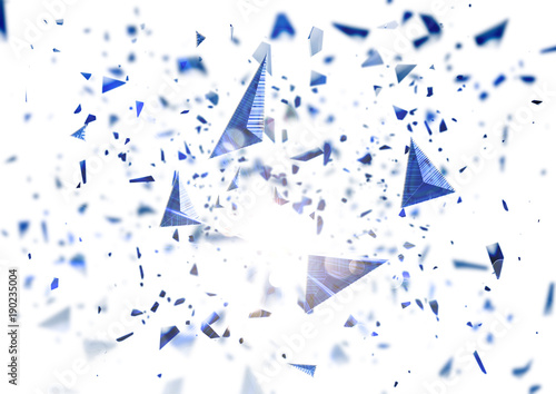 飛び散る破片 Stock Illustration Adobe Stock