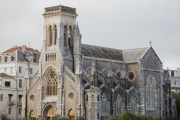 Wall Mural - biarritz france landscape cathedral ocean