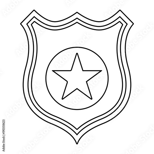 Icon Polizeimarke Adobe Stock