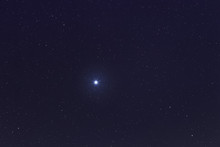 Sirius Brightest Star On Night Sky. Sirius Star.