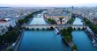 Paris Seine river aerial France 2