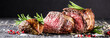 canvas print picture - Steak Gericht