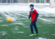© Natali - boys play football tournament at the winter stadium