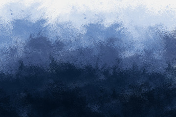 abstract blue background that resembles a landscape with gradient colors from light to dark