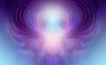 Supernatural Ethereal Being Background - Blue And Purple Light Form Depicting Supernatural Being 
