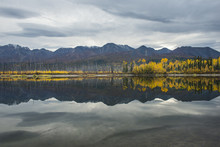 Scenic View Of River Against Sky During Autumn