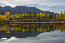 Scenic View Of River With Reflection By Trees Against Sky During Autumn