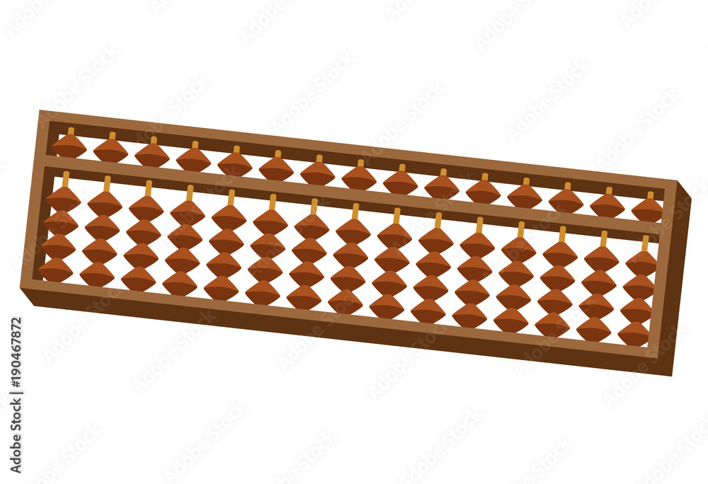 算盤 そろばん Stock Illustration | Adobe Stock