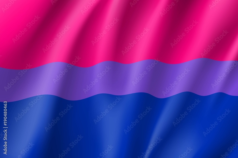Photo Art Print Bisexual Canvas Movement Lgbt Realistic Banner