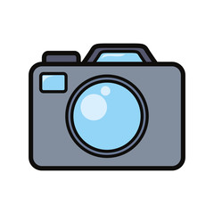 Poster - photographic camera icon