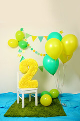 decoration for the second birthday