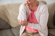 © Syda Productions - close up of senior woman having hand ache at home