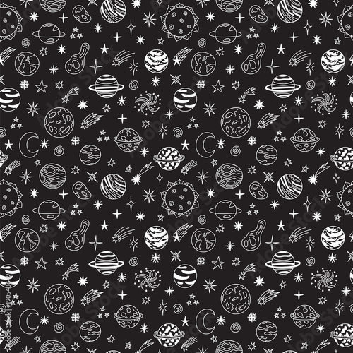 doodle-przestrzen-wzor-ladny-recznie-rysowane-dziecinne-tlo-zestaw-obiektow-kosmicznych-cartoon-galaktyki-z-komet-asteroid