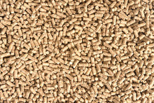 Close Up Of Granulated Animal Food Texture
