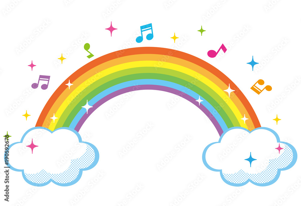 虹 レインボー Stock Illustration | Adobe Stock