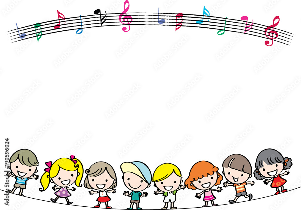 kids background Stock Illustration | Adobe Stock