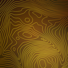 Leinwandbilder - Topographic map colorful abstract background with contour lines