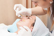 © aerogondo - close up of a young woman having mesotherapy treatment in beauty salon