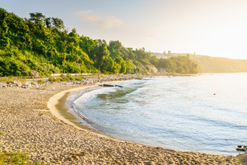 Poster - Empty beach in early morning