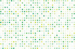© annagolant - Dotted background with circles, dots, point different size, scale. Halftone pattern. Green on white color Vector illustration