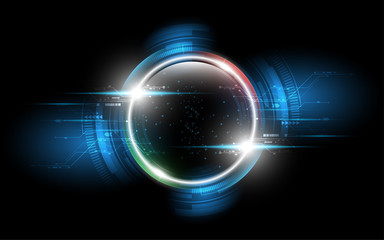 Wall Mural - abstract technology background hi-tech communication concept innovation background vector illustrati