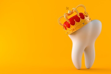 Sticker - Tooth with crown