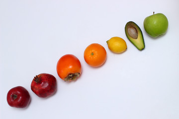 Canvas Print - Tropical fruits of different colors