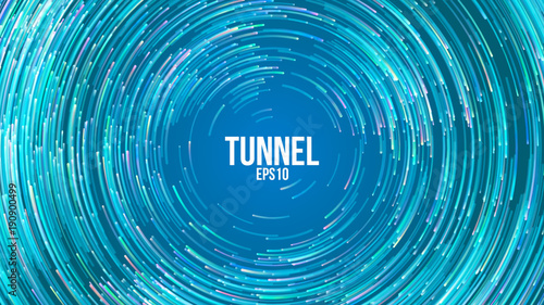 Circular Geometric Vector Background Blue Circle Round Colorful Lines Abstract Vortex Trail Flat Whirlpool Cover Buy This Stock Vector And Explore Similar Vectors At Adobe Stock Adobe Stock