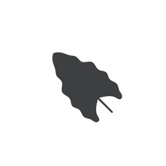 Sticker - leaf icon. sign design