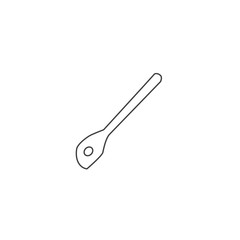 Poster - spoon icon. sign design