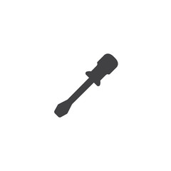 Sticker - screwdriver icon. sign design