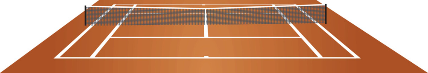 Tennis field. vector illustration