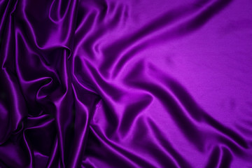 Abstract purple drapery cloth, Wave of dark violet fabric background, Pattern and detail grooved fabric for background and abstract