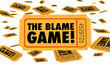 The Blame Game Shift Responsibility Fault Tickets 3d Illustration