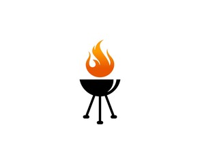 Canvas Print - Grill logo