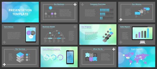 Sticker - Business presentation templates