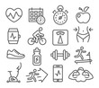 © ihorzigor - Fitness and Gym line icons