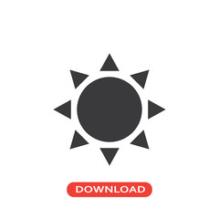 Sticker - sun icon