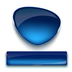 Wall Mural - vector illustration of realistic glass banners set.