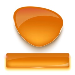 Wall Mural - vector illustration of realistic glass banners set.
