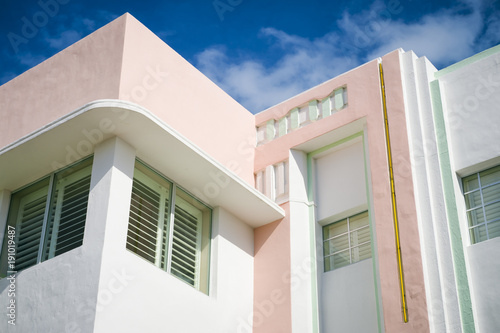 Close Up Abstract Detail Of Typical Colorful 1930s Art Deco Architecture In Miami Florida Buy This Stock Photo And Explore Similar Images At Adobe Stock Adobe Stock