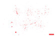 Grunge style Halloween red background with blood splats
