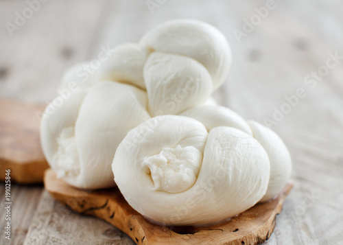 Cuadros en Lienzo Italian cheese braided Mozzarella