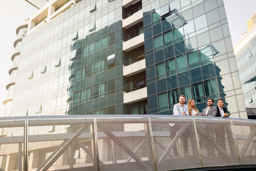 Wall Mural - Business group of people and colleagues