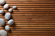 concept of zen spa, massage, mindfulness or wellbeing, copy space