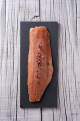 Wall Mural - frozen fillet of salmon