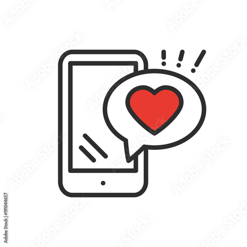 Smartphone With Heart Emoji Message On Screen Line Icon Love Confession Like Sign And Symbol Love Relationship Holiday Romantic Messaging Smartphone Mobile Phone Sms Message Theme Stock Vector Adobe Stock Smartphone With Heart Emoji Message On Screen Line Icon Love Confession Like Sign And Symbol Love Relationship Holiday Romantic Messaging Smartphone Mobile Phone Sms Message Theme Stock Vector Adobe Stock